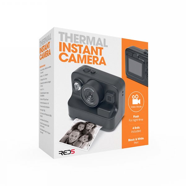 Thermal Instant Camera Black