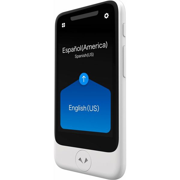 Pocketalk S2 Plus Voice & Camera Real-Time Translator with eSIM 5 Year White