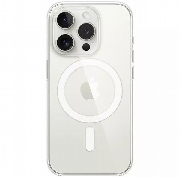 Apple Case for iPhone 15 Pro Clear with MagSafe