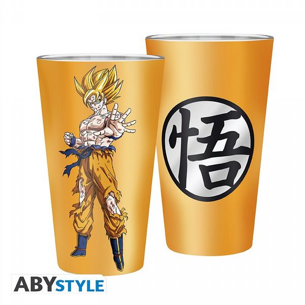 Dragon Ball Goku Super Saiyan 400ml Glass